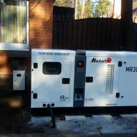 Генератор дизельный Matari MR30 монтаж