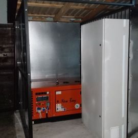 Монтаж дизельного генератора EUROPOWER New Boy