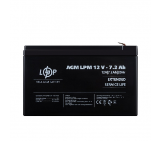 Аккумуляторная батарея LogicPower LPM 12V 7.2Ah Аккумуляторная батарея LogicPower LPM 12V 7.2Ah