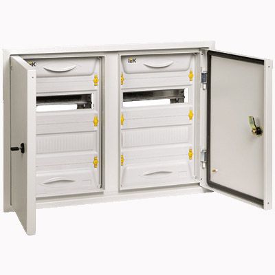 Корпус металлический ИЭК ЩРв-2x24з-1 36 IP31 UNIVERSAL (MKM12-V-2X24-31-Z-U) - фото 1