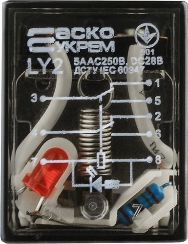 Реле проміжне АсКо LY2 10А АС-220 - фото 7