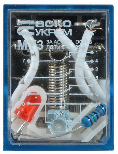 Реле промежуточное АсКо МY3 3А DC-24В IP40 (A0090010014) - фото 2