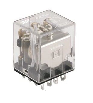 Реле промежуточное ИЭК РЭК77/3 10А DC-24В IP40 (RRP10-3-10-024D) - фото 1
