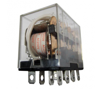 Реле промежуточное ИЭК РЭК77/4 10А DC-12В IP40 (RRP10-4-10-012D)