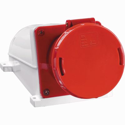 Розетка стационарная ИЭК 145 125А 380В 3Р+PЕ+N (PSR12-125-5) - фото 1