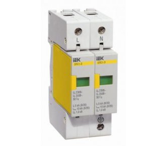 Разрядник ИЭК ОПС1-D 2Р In=5kA 230B Im=10kA (MOP20-2-D)
