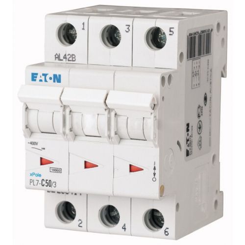 Автоматический выключатель Eaton (Moeller) PL7-C63/3 (263415) - фото 1