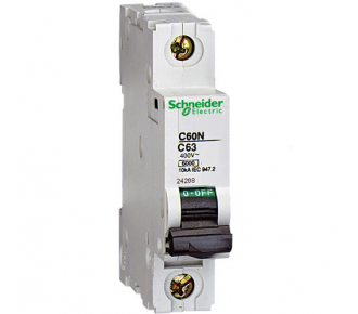Автоматический выключатель Schneider Electric iC60N 1P 20A хар-ка C 6кА Автоматический выключатель Schneider Electric iC60N 1P 20A хар-ка C 6кА