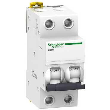 Автоматический выключатель Schneider Electric iK60 2P 10A хар-ка C 6кА - фото 1
