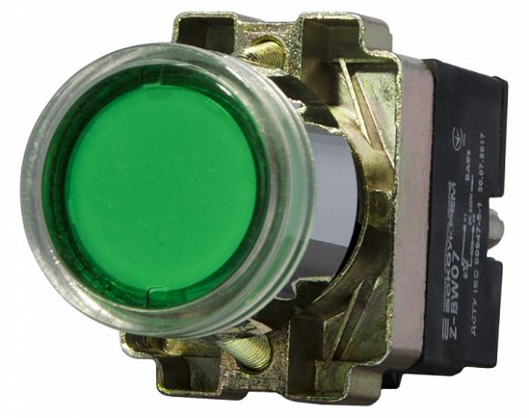 Кнопка с подсветкой АсКо XB2-BW3371 220/250В зеленая (A0140010021) - фото 3