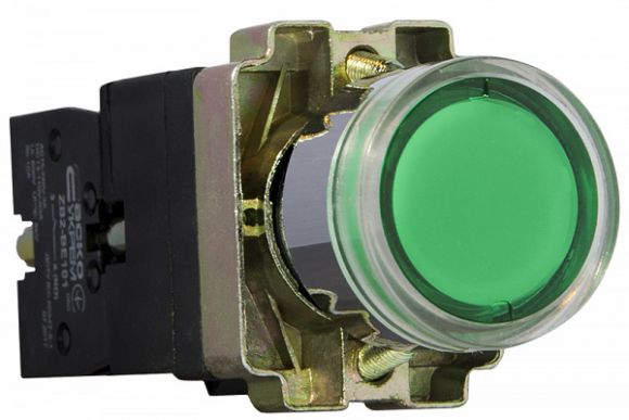 Кнопка с подсветкой АсКо XB2-BW3371 220/250В зеленая (A0140010021) - фото 4
