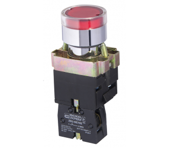 Кнопка с подсветкой АсКо XB2-BW3471 220/250В красная (A0140010022)