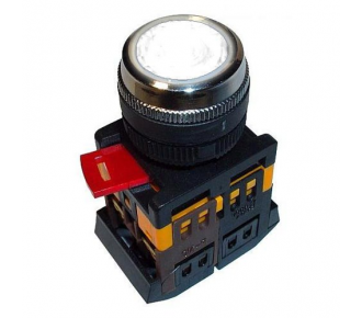 Кнопка ИЭК ABLFS-22 белый D22мм неон 240В 1з+1р (BBT20-ABLFP-K01) Кнопка ИЭК ABLFS-22 белый D22мм неон 240В 1з+1р (BBT20-ABLFP-K01)