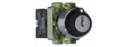 Кнопка поворотная с ключом АсКо XB2-BG33 1р+1з (A0140010010) - фото 3