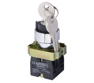 Кнопка поворотная с ключом АсКо XB2-BG33 1р+1з (A0140010010)