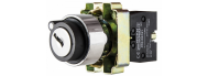 Кнопка поворотная с ключом АсКо XB2-BG41 1р (A0140010011) - фото 2
