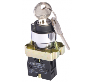 Кнопка поворотная с ключом АсКо XB2-BG41 1р (A0140010011)