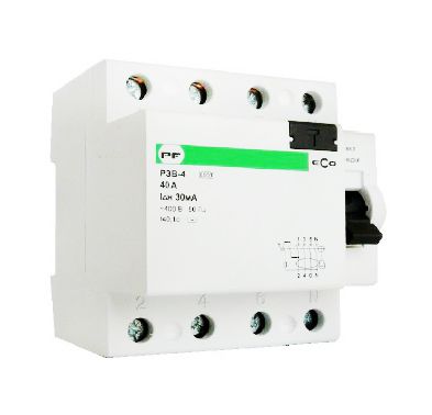 Реле защитного выключения ПРОМФАКТОР РЗВ-4 4P 25/0,1 ECO - фото 1