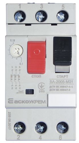 Автоматический выключатель Аско УкрЕМ ВА-2005 М01 (A0010050013) - фото 1