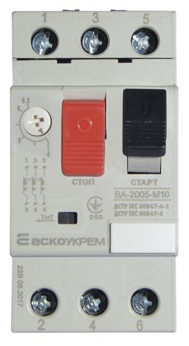 Автоматический выключатель Аско УкрЕМ ВА-2005 М10 (A0010050004) - фото 1