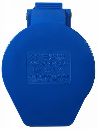 Гнездо переносное Аско ГП 32А/3 2Р+РЕ (223) (A0080020004) - фото 4