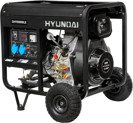 Генератор дизельный HYUNDAI  DHY 8000LE - фото 1
