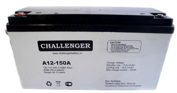 Акумуляторна батарея Challenger A12-150 - фото 2