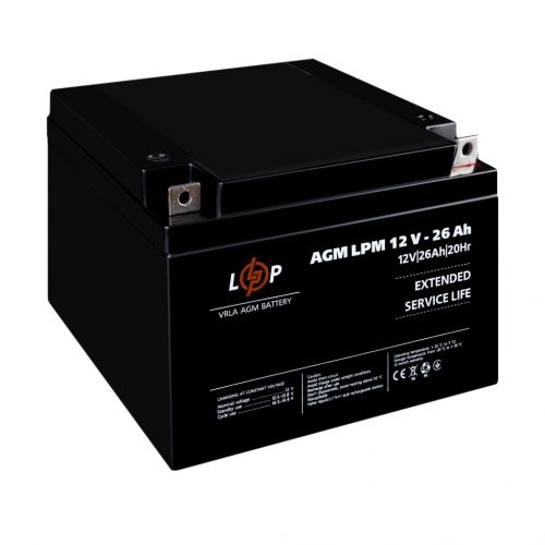 Акумуляторна батарея LogicPower LPM12-26 Ah - фото 5