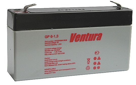 Аккумуляторная батарея Ventura GP 6-1,3 - фото 1