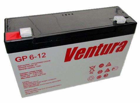 Аккумуляторная батарея Ventura GP 6-12 - фото 1