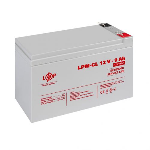 Акумуляторна батарея LogicPower LPM-GL 12 - 9 AH - фото 3