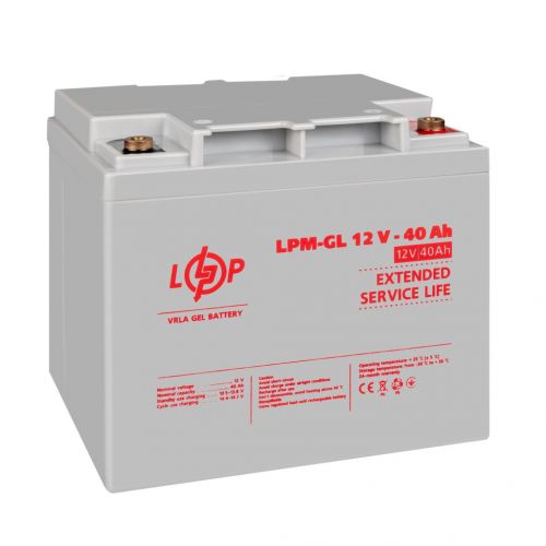 Акумуляторна батарея LogicPower LPM-GL 12 - 40 AH - фото 3