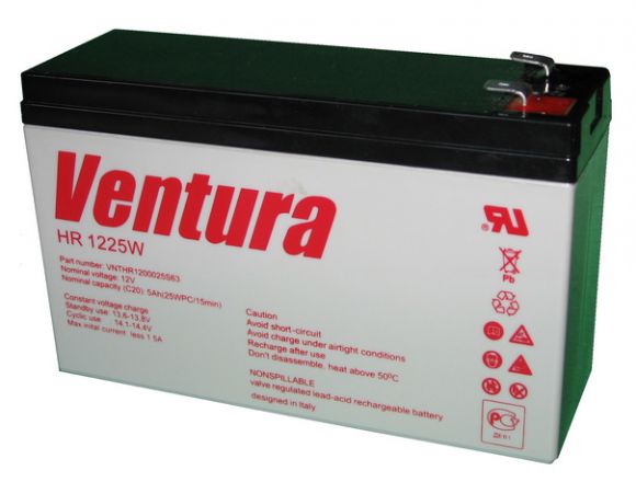 Акумуляторна батарея Ventura HR 1225W, 5Ач - фото 1