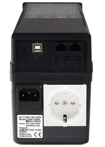 ИБП Powercom BNT-800AP Schuko USB (00210152) - фото 2
