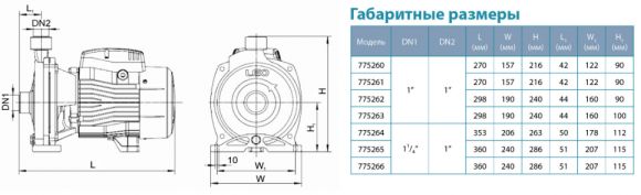 Насос поверхневий Aquatica ACm150 (775265) - фото 4
