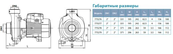 Насос поверхностный Aquatica ACm150B2 (775279) - фото 4