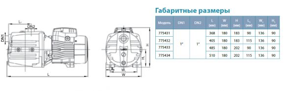 Насос поверхностный Aquatica 3ACm60 (775433) - фото 3