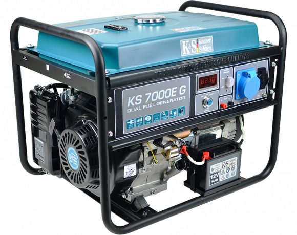 Генератор бензиново-газовий Konner&amp;Sohnen KS 7000E G - фото 2