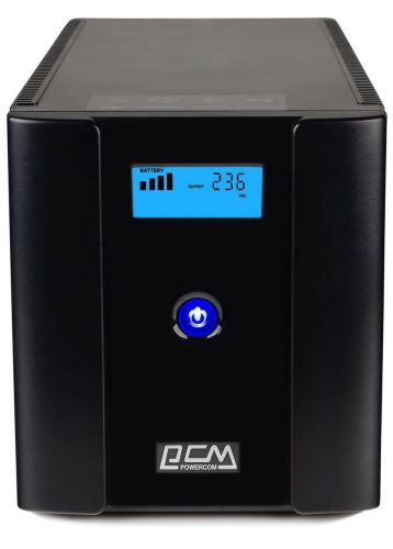 ДБЖ Powercom RPT-1500AP LCD Schuko - фото 1