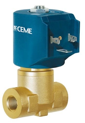 Электромагнитный клапан Ceme 8324 1/2` NBR 230V 50Hz НЗ - фото 1