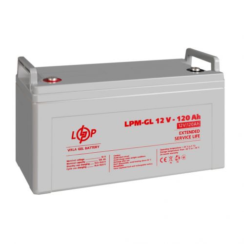 Акумуляторна батарея LogicPower LPM-GL 12V 120AH - фото 5