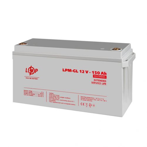 Акумуляторна батарея LogicPower LPM-GL 12V 150AH - фото 3
