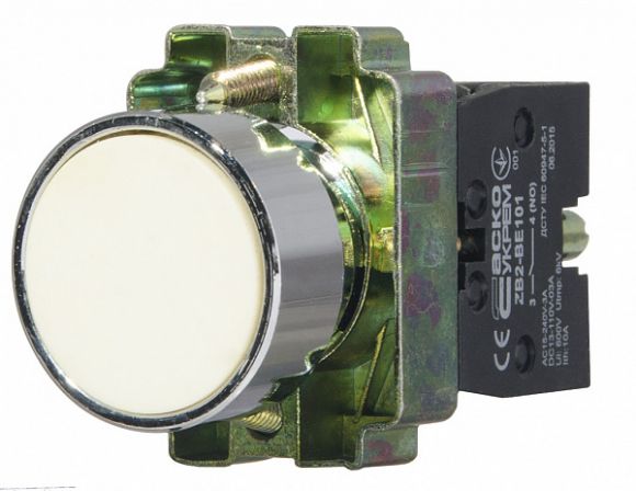 Кнопка "Старт" АсКо XB2-BA11 белая (A0140010061) - фото 6