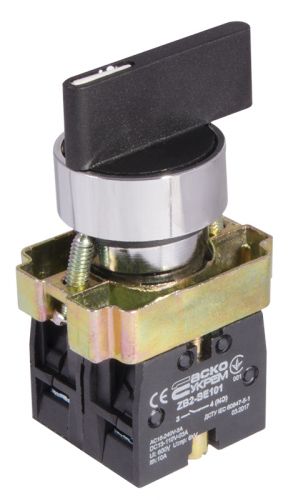 Кнопка поворотная АсКо XB2-BJ53(удлиненная ручка) (A0140010046) - фото 3