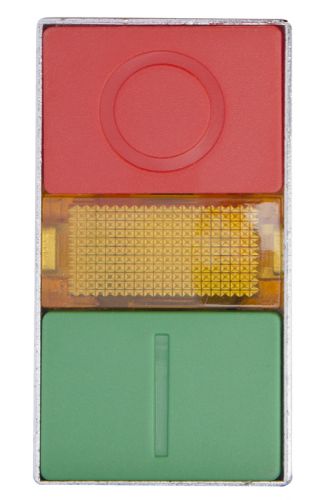 Кнопка двойная с подсветкой "Старт/Стоп" АсКо XB2-BW8375 (A0140010024) - фото 6