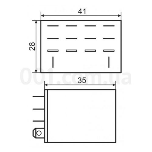 Реле проміжне АсКо LY4 10А АС-220В IP40 - фото 2