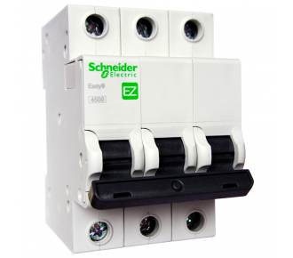 Автоматический выключатель Schneider Electric Easy9 3P 32A хар-ка B 4,5кА EZ9F14332 Автоматический выключатель Schneider Electric Easy9 3P 32A хар-ка B 4,5кА EZ9F14332