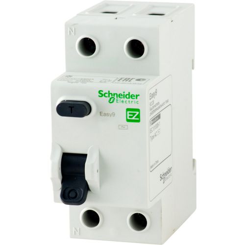 Дифференциальное реле Schneider Electric Easy9 2P 63А 300мА тип AC EZ9R64263 - фото 1