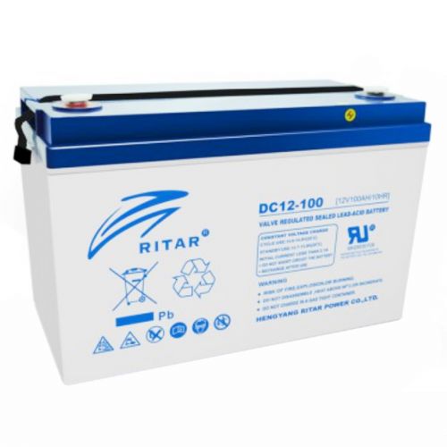 Акумуляторна батарея RITAR DC12-100 12V 100.0Ah (7391) - фото 1