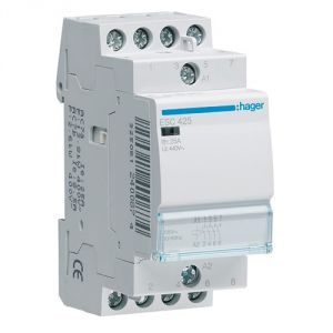 Контактор - силовое реле Hager ESC-427 230V/25A 2Н.О+2Н.З - фото 1